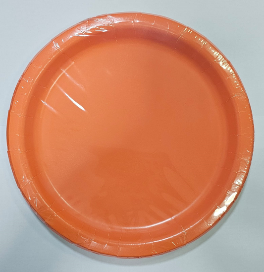 PLATO 8U 23CM NARANJA A