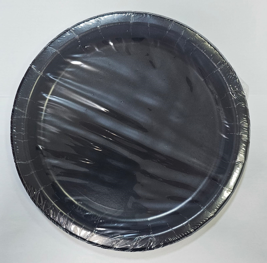 PLATO 8U 23CM NEGRO A